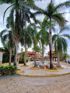 En have udenfor Chalé Condomínio Porto dos Lençóis