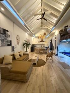 Et opholdsområde på Villa deluna