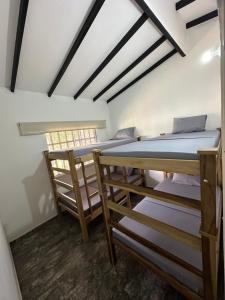 Postel nebo postele na pokoji v ubytování Casa Campestre acogedora y con aventura al alcance