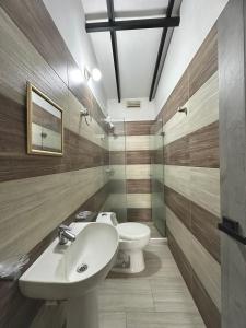 Koupelna v ubytování Casa Campestre acogedora y con aventura al alcance