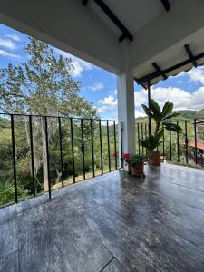 Balkón nebo terasa v ubytování Casa Campestre acogedora y con aventura al alcance