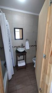 Koupelna v ubytování Terra Apart + 5 fotografií