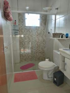 Et badeværelse på Pousada Mulher Do Mar