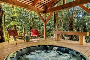 Zahrada ubytování At the Craters Edge