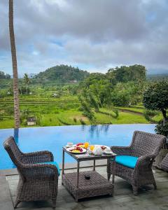 Bazén v ubytování Villa di Bias nebo v jeho okolí