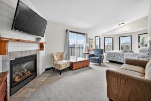 Χώρος καθιστικού στο Loyly Spa Guesthouse