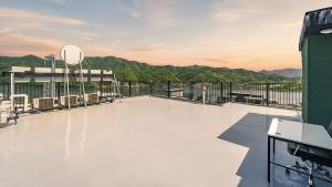 Vista general de una montaña o vista desde la casa vacacional