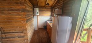 Køkken eller tekøkken på Cabañas BALCONES DEL PORTEZUELO - Mendoza