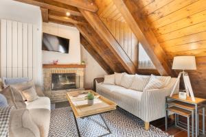 Гостиная зона в M1 eraclau - Era Candèla con garage y WiFi en Vielha