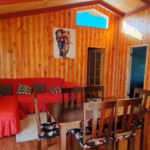 Et opholdsområde på Cabaña El Descanso del Águila