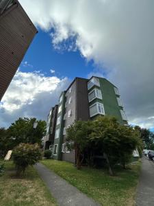 Bygningen som lejligheden ligger i