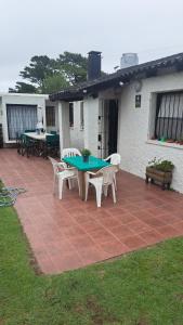 Bygningen som feriehuset ligger i