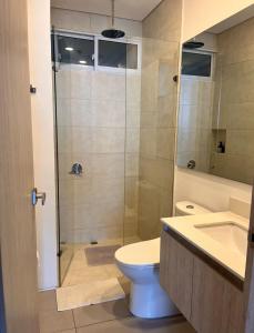 Phòng tắm tại Porto Horizonte 1502