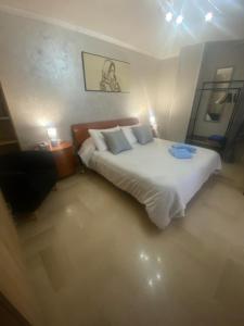 Ένα ή περισσότερα κρεβάτια σε δωμάτιο στο A casa da Mery