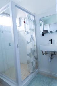 Et badeværelse på Résidence du Moulin