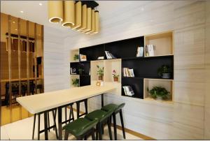 Kuchyň nebo kuchyňský kout v ubytování City Comfort Inn Rizhao High-speed Railway Station Yingbin Road RT-Mart