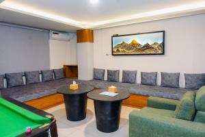 Χώρος καθιστικού στο Checkpoint KTM Hostel