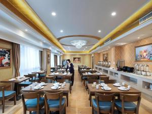 Restaurace v ubytování Vienna Hotel Anhui Xuancheng High-Speed Railway Station