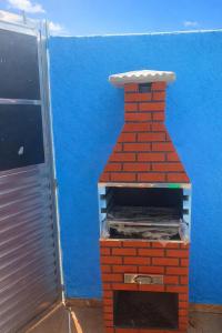 Grillfaciliteterne i feriehuset som gæsterne kan bruge