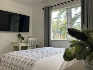 TV a/nebo společenská místnost v ubytování Private Cozy Suites A and B