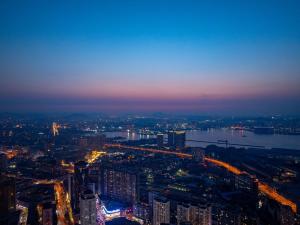 Vista general de Dalian o vista desde el hotel
