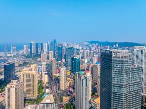 Vista general de Dalian o vista desde el hotel