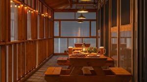 Jídlo v prázdninového domu nebo okolí