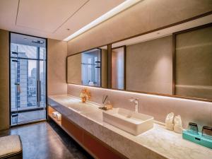 Koupelna v ubytování Xinuo Hotel Ningbo Jiangbei MixC Branch