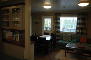 Oleskelutila majoituspaikassa Chalets UkkoHerra 1 & 2