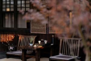 Et opholdsområde på Dali Fanshe Tea Garden Inn