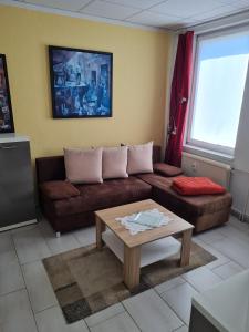 Posezení v ubytování Ferienwohnung Ribnitz-Damgarten