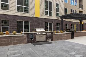 Bygningen som lejlighedshotellet ligger i