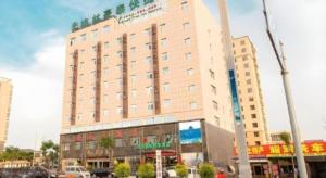 El edificio en el que está el hotel