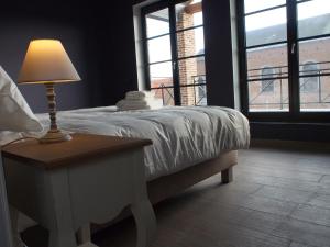Postel nebo postele na pokoji v ubytování Hotel Vorsen
