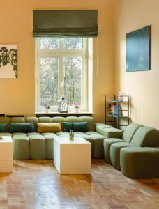 Χώρος καθιστικού στο WOW Hostel