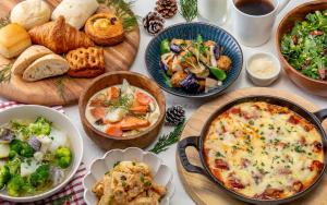 東京にあるホテルインターゲート東京 京橋の食パンの盛り合わせ