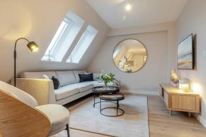 Et opholdsområde på Strandgut Wohnung 8