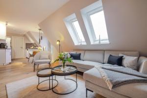 Køkken eller tekøkken på Strandgut Wohnung 8 + 13 billeder