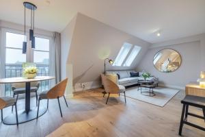 Et opholdsområde på Strandgut Wohnung 8