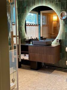 Koupelna v ubytování Spar Hotel Gårda