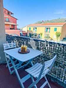 En balkon eller terrasse på Lucia