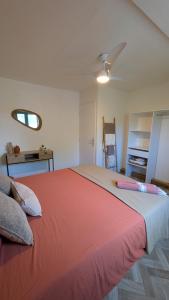 Una cama o camas en una habitación de Ti Kaz chez Anita et Bruno F3 proches des plus belles plages sud de la Martinique