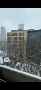 Spacious 2 bedroom Apartment in Warsaw Centre, Fast Wi-Fi, Self Check In, Family & Work Friendly om vinteren