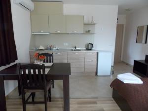 A kitchen or kitchenette at Apart Hotel Rosen