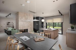 Kuchyň nebo kuchyňský kout v ubytování Villa Nija