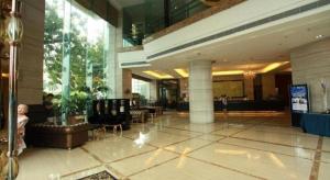 Vstupní hala nebo recepce v ubytování Dongguan Jun Hao Hotel