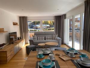 Posezení v ubytování Luxury Apartment Romaine 1st floor