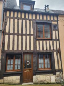 Bygningen som feriehuset ligger i