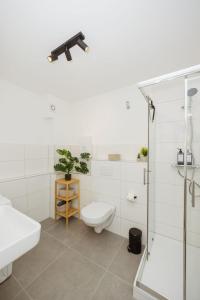 Koupelna v ubytování HYGGE HOMES - Apartment 'Lilla Lycka'