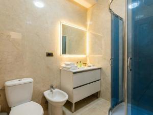 Koupelna v ubytování City Center Urban Artist